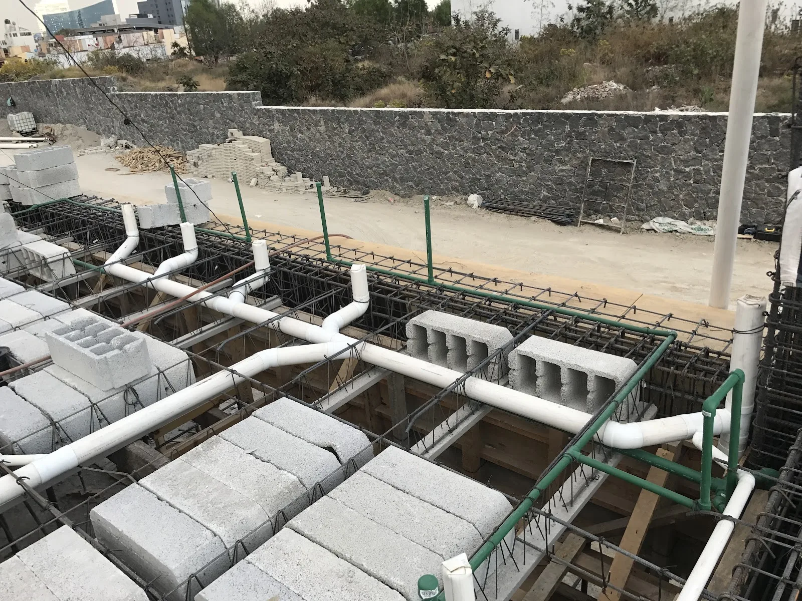 Instalación hidrosanitaria en obra nueva