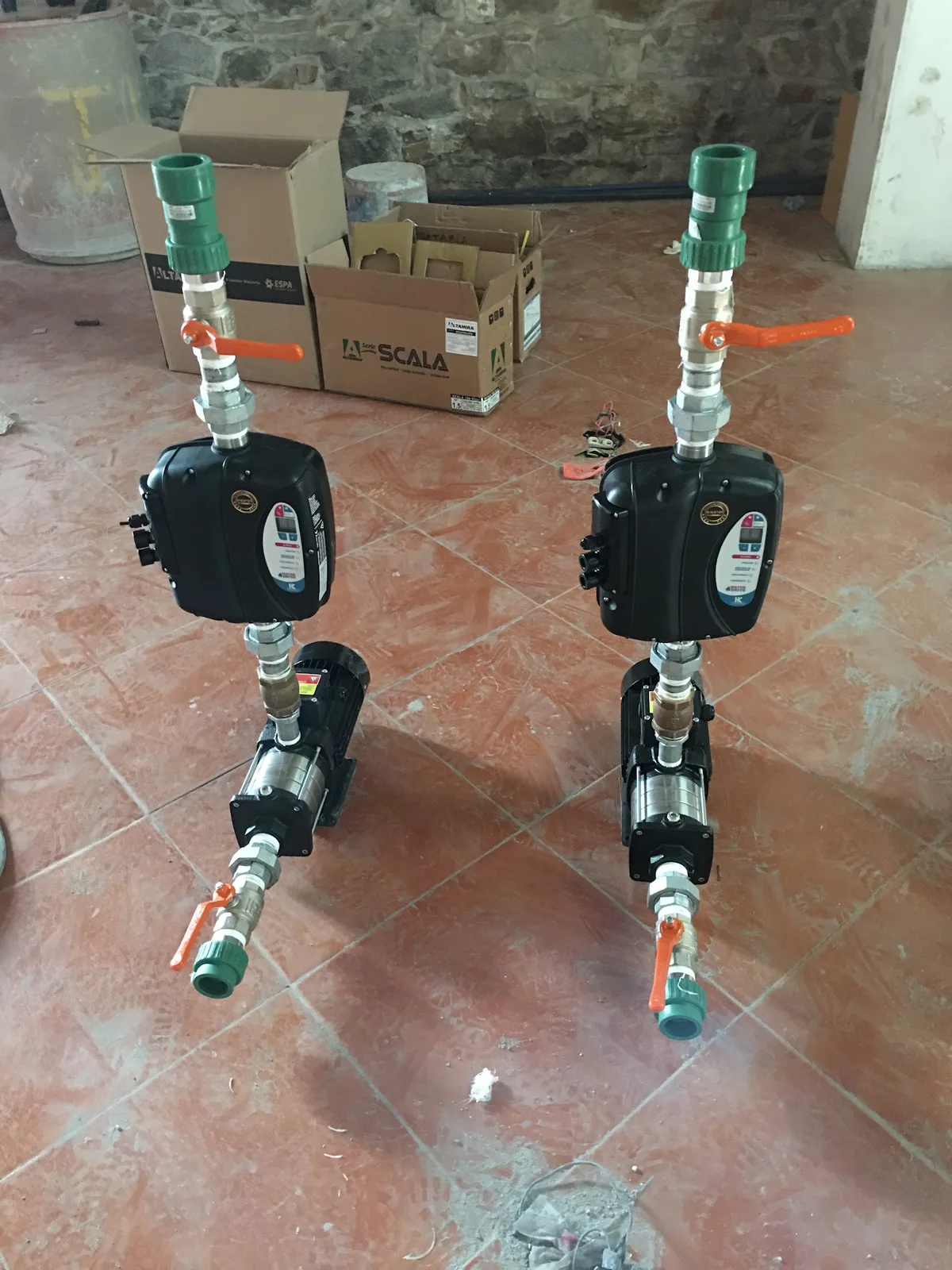 Equipos hidroneumáticos listos para instalar
